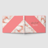 リビングコーラルとマリブルバラ金ゴールド結婚ズ ゲストブック (全面)