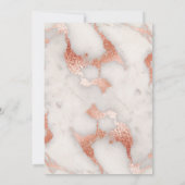 リビングコーラルとマリブルバラ金ゴールド結婚ズ 招待状 (裏面)