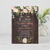 リビングコーラルフローラバーンI DO BBQリハーサルディナー 招待状 (スタンド正面)