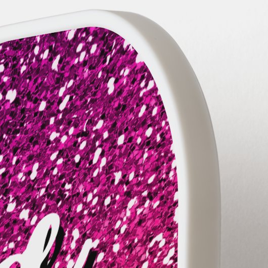 リビングザグランマライフカスタムタイポグラフィ ピックルボールラケット (左詳細)