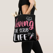 リビングザスクラブライフナースリビングザスクラブライフ トートバッグ (クローズアップ)