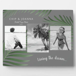 リビングザドリーム3フォトパームビーチバケーション フォトプラーク