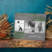 リビングザドリーム3フォトパームビーチバケーション フォトプラーク (側面)