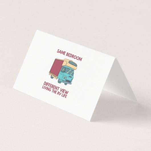 リビングザRVライフキャンピング 名刺 (正面)