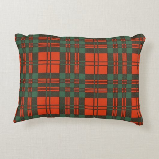 リビングストンの一族の格子縞のスコットランド人のタータンチェック アクセントクッション (裏面)