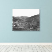 リビングストンの丘の写真からデッドウッド キャンバスプリント (インサイチュ (ウッドフロア))