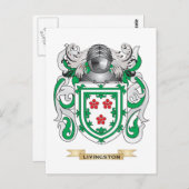リビングストンコートオブアームズ(家紋) ポストカード (正面/裏面)