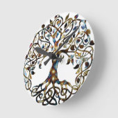 リビングツリー ラウンド壁時計 (傾斜)