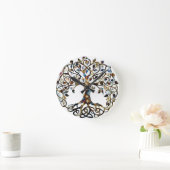 リビングツリー ラウンド壁時計 (ホーム)