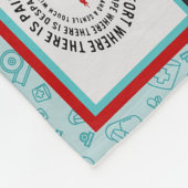 リビングハーライフ最高のブラッククイーンナース フリースブランケット (角)