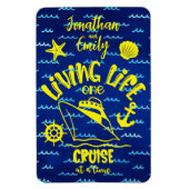 リビングパーソナライズされたライフワンクルーズin a time magn マグネット (縦)