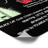 リビングフラズの夜！キャットムービーのポスター、レッド ポスター (角)