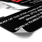 リビングフラズの夜！猫ホラー映画ポスター ポスター (角)