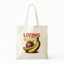 リビングホープ ストロベリー バナナ レトロ信仰Tシャツ