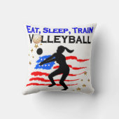 リビングマイバレーボールドリームデザイン クッション (裏面)