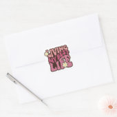 リビングマイ最高のライフデイジー スクエアシール (封筒)