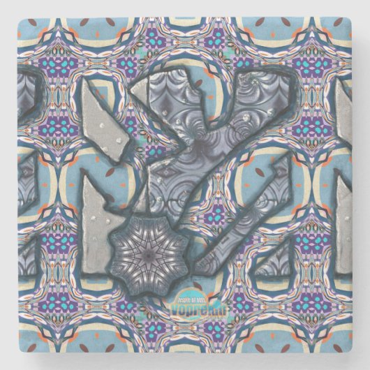 リビングメタルNo 2バイアレクサンドラ調理師アカリナンダラ ストーンコースター (正面)