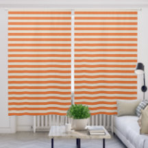 リビングモダンスストライプのカーテン用オレンジ