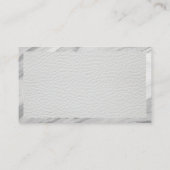 リビングモダンルーム | 革スタイルルック 名刺 (裏面)