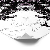 リビングモンスター流星v1 – パターン ポスター (角)