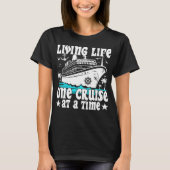 リビングライフワンクルーズで家族のクルージング Tシャツ (正面)
