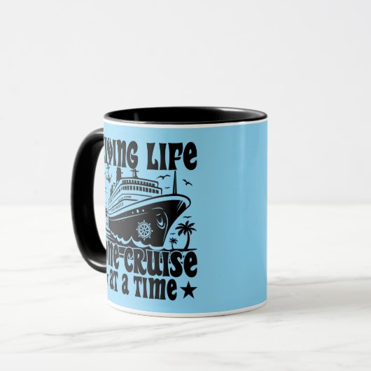 リビングライフワンクルーズアットタイムファミリーバケーション マグカップ (正面左)