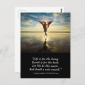 リビングラングストンヒューズのための生活 ポストカード (正面/裏面)