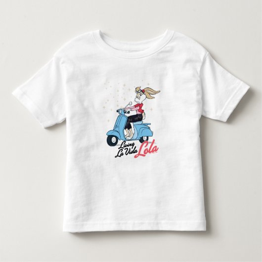 リビングラヴィダロラスクーターグラフィック トドラーTシャツ (正面)