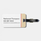 リビングラヴィダロラスクーターグラフィック ラゲッジタグ (裏面横)