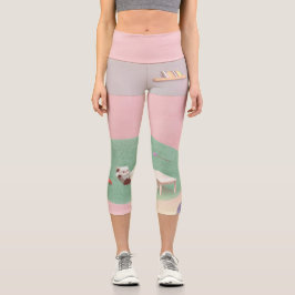 リビングリラックスの子ネコ カプリレギンス