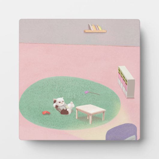 リビングリラックスの子ネコ フォトプラーク (正面)