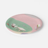 リビングリラックスの子ネコ ペーパープレート (アングル)