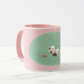 リビングリラックスの子ネコ マグカップ (正面左)