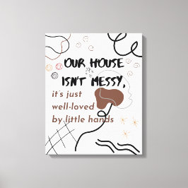 リビングルームおもしろいウォールアート キャンバスプリント