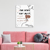 リビングルームおもしろいウォールアート キャンバスプリント (インサイチュ (リビング))