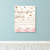 リビングルームおもしろいウォールアート キャンバスプリント (インサイチュ (ウッドフロア))