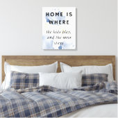 リビングルームおもしろいウォールアート キャンバスプリント (インサイチュ (寝室))