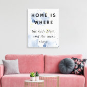 リビングルームおもしろいウォールアート キャンバスプリント (インサイチュ (リビング))