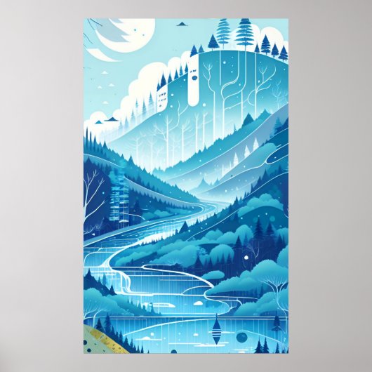 リビングルームのインテリアのデザインと装飾6 ポスター (正面)