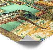 リビングルームのインテリア, 1847 ポスター (角)