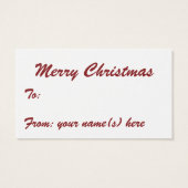 リビングルームのヴィンテージクリスマスラッピングプレゼント (裏面)