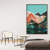 リビングルームの装飾、ランドスケープウォールアート キャンバスプリント