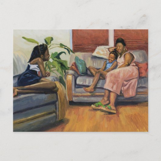 リビングルームラウンジ2000 ポストカード (正面)