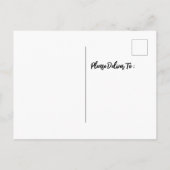 リビングルーム引っ越しましたはがき ポストカード (裏面)