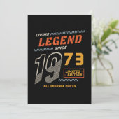 リビングレジェンド誕生日 招待状 (スタンド正面)