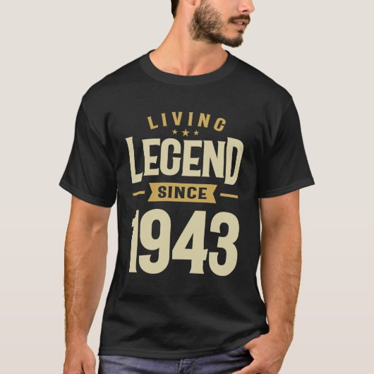 リビングレジェンド1943年から80年素晴らし! Tシャツ (正面)