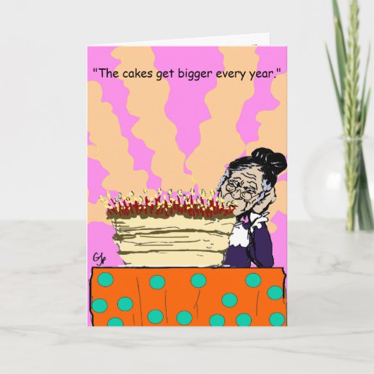 リビング人形誕生日カード カード (正面)