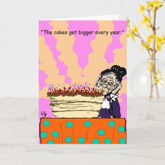 リビング人形誕生日カード カード (黄色い花)