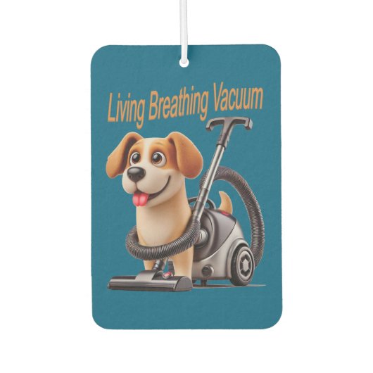 リビング式呼吸用真空犬 カーエアーフレッシュナー (正面)