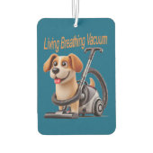 リビング式呼吸用真空犬 カーエアーフレッシュナー (裏面)